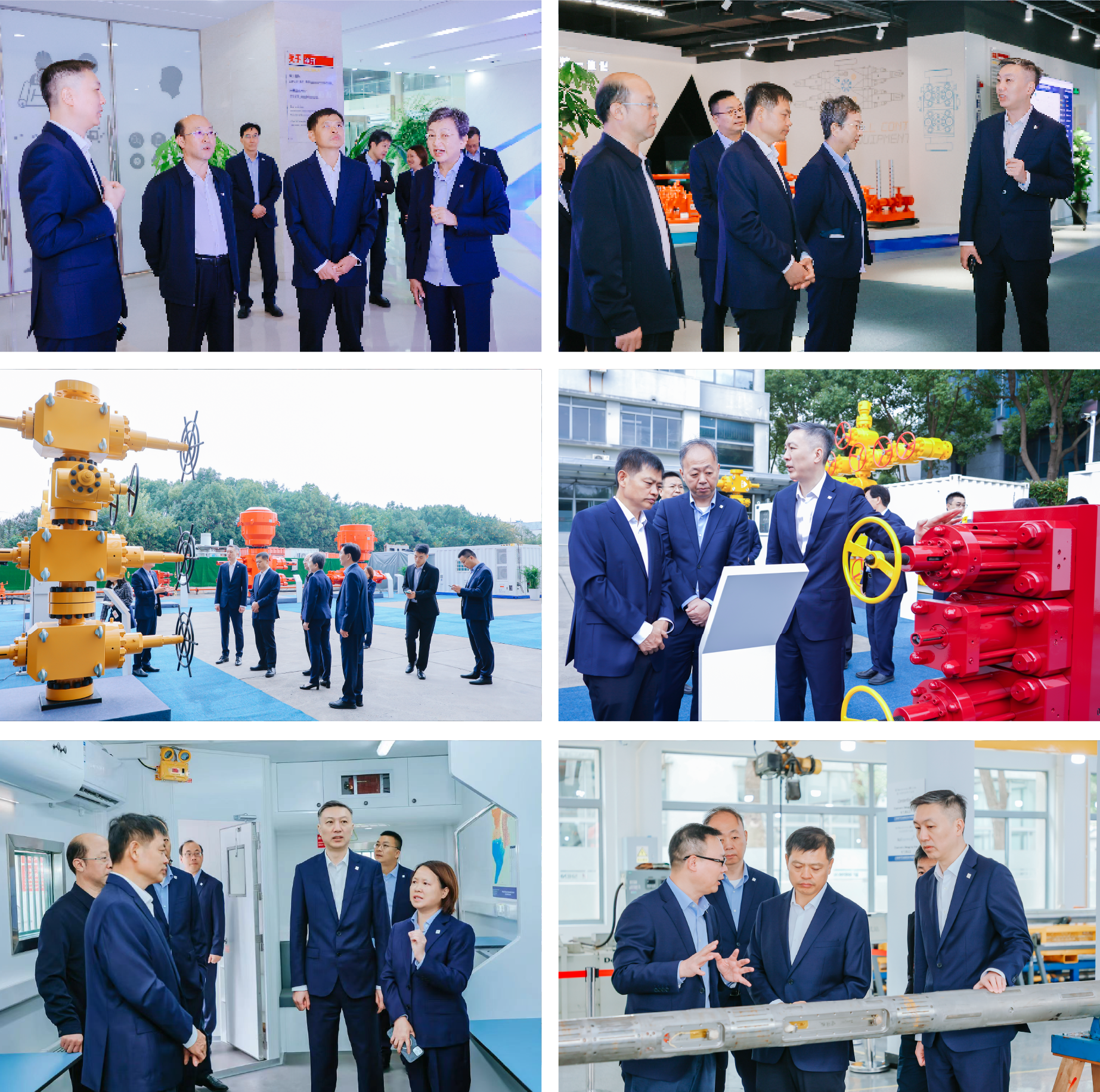 中国石化辅导刘会友、张建阔一行莅临公海赌船官网参观调查(图3) 中国石化辅导刘会友、张建阔一行莅临公海赌船官网参观调查(图3)